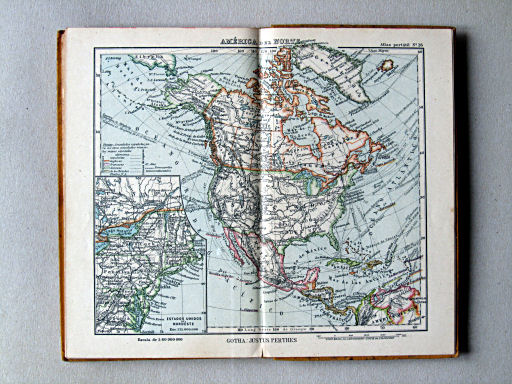 Perthes. Atlas portátil (1938)
26. América del Norte
