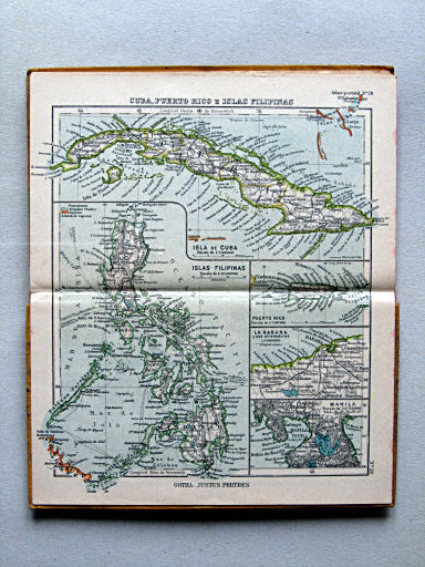 Perthes. Atlas portátil (1938)
28. Cuba, Puerto Rico y Islas Filipinas