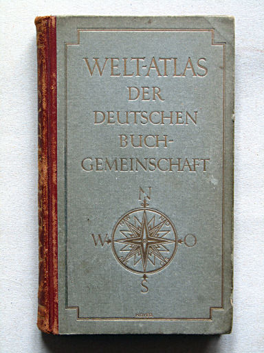 Welt-Atlas der DBG (ca. 1928)
Voorkant band