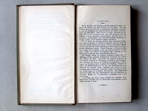 Welt-Atlas der DBG (ca. 1928)
Voorwoord / Preface