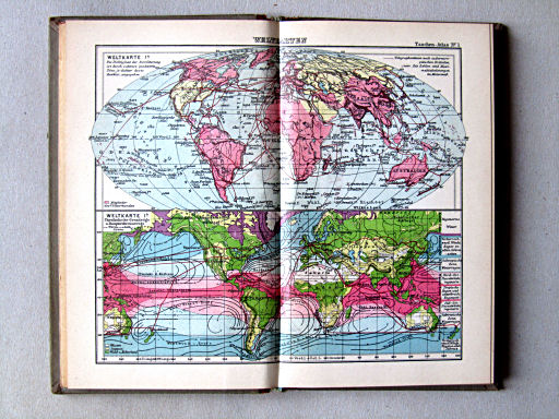 Welt-Atlas der DBG (ca. 1928)
1. Weltkarten