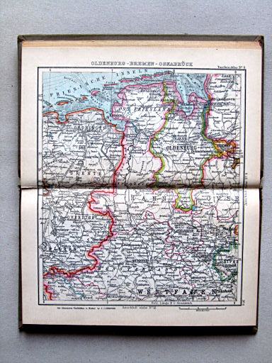 Welt-Atlas der DBG (ca. 1928)
8. Oldenburg - Bremen - Osnabrück