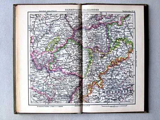 Welt-Atlas der DBG (ca. 1928)
15. Darmstadt - Karlsruhe