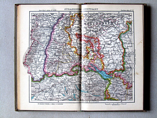 Welt-Atlas der DBG (ca. 1928)
17. Straszburg - Stuttgart