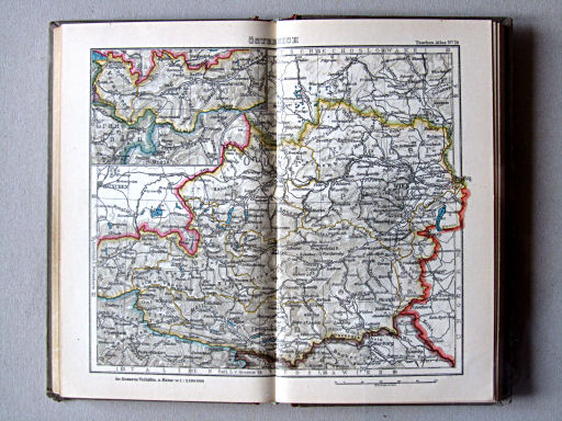 Welt-Atlas der DBG (ca. 1928)
19. Österreich (Ausgabe mit 37 Karten)