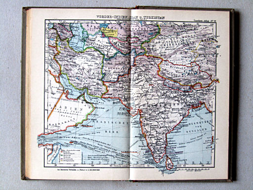 Welt-Atlas der DBG (ca. 1928)
29. Vorder-Indien, Iran u. Turkistan