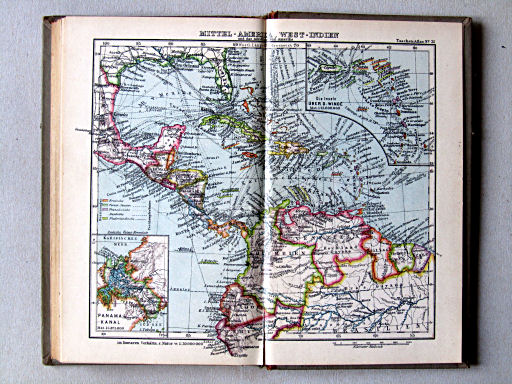 Welt-Atlas der DBG (ca. 1928)
35. Mittel-Amerika, West-Indien und das nördliche Süd-Amerika
