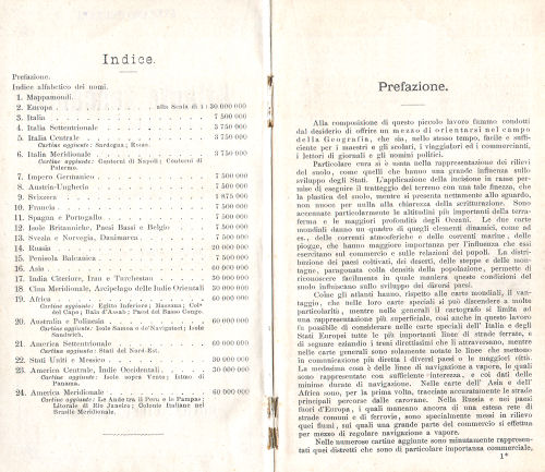 Perthes. Atlante tascabile (1891)
Inhoudsopgave, voorwoord (1) / Table of contents, preface (1)