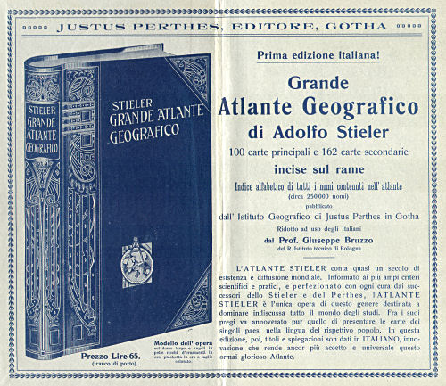 Perthes. Atlante tascabile (1912?)
Schutblad voorin / Front endpaper 