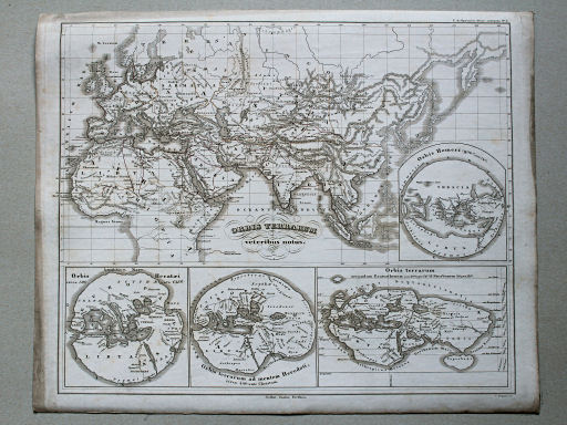 von Spruners Atlas antiquus, 1850
1. Orbis terrarum veteribus notus