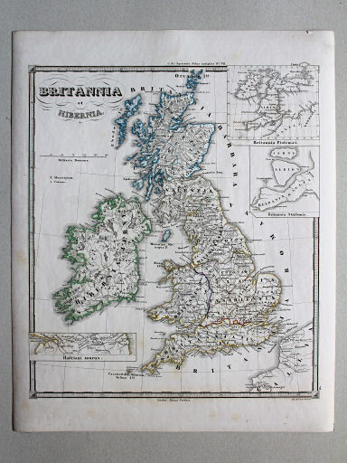 von Spruners Atlas antiquus, 1850
7. Britannia et Hibernia