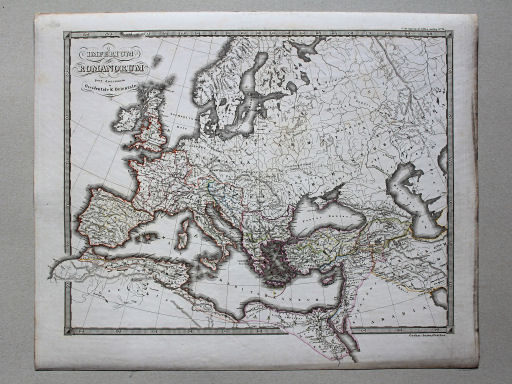 von Spruners Atlas antiquus, 1850
10. Imperium Romanorum post divisionem in Occidentale et Orientale