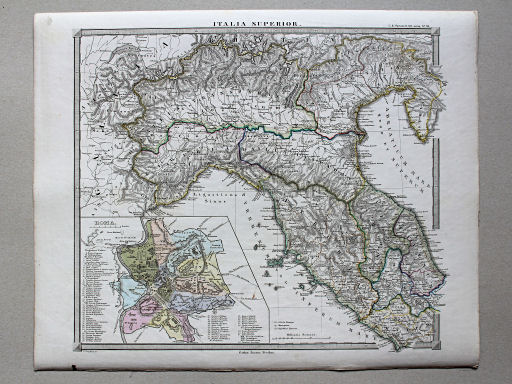 von Spruners Atlas antiquus, 1850
11. Italia superior