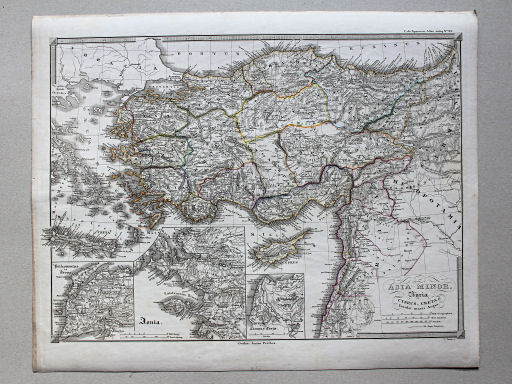 von Spruners Atlas antiquus, 1850
15. Asia minor, Syria, Cyprus, Creta & Insulae maris Aegaei