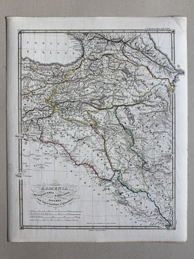 von Spruners Atlas antiquus, 1850
16. Armenia, Mesopotamia, Babylonia et Assyria cum adjacentibus regionibus