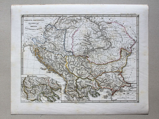 von Spruners Atlas antiquus, 1850
17. Thracia, Macedonia, Illyricum, Moesia, Pannonia & Dacia