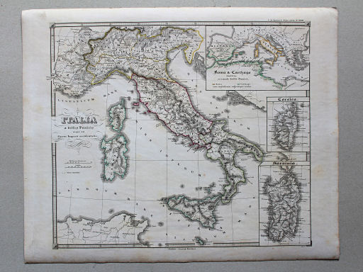 von Spruners Atlas antiquus, 1850
23. Italia a bellis Punicis usque ad finem Imperii occidentalis