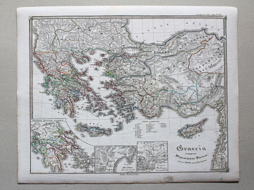 von Spruners Atlas antiquus, 1850
24. Graecia tempore Migrationis Doricae, circa 1000 ante Christum