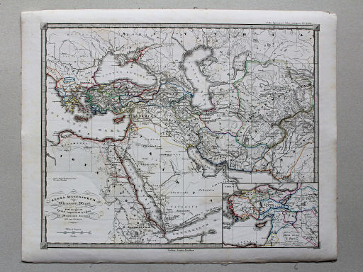 von Spruners Atlas antiquus, 1850
26. Regna successorum Alexandri Magni post magnum Syriae imperium pugna ad Magnesiam diremtum 190 ante Christum