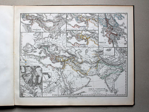 Spruner-Menke, Atlas antiquus, 1865
9. Orbis terrarum post proelium Corupediense 282-220 a. Chr.