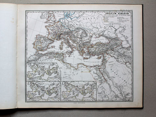 Spruner-Menke, Atlas antiquus, 1865
15. Imperium Romanum inde a bello Actiaco usque ad Diocletiani tempus