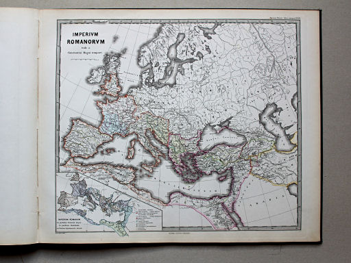 Spruner-Menke, Atlas antiquus, 1865
16. Imperium Romanorum inde a Constantini Magni tempore