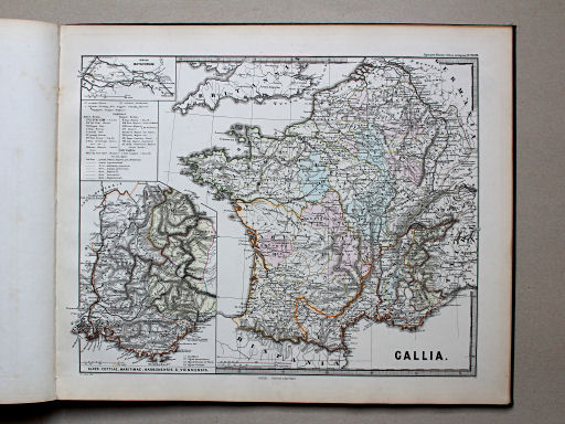 Spruner-Menke, Atlas antiquus, 1865
19. Gallia