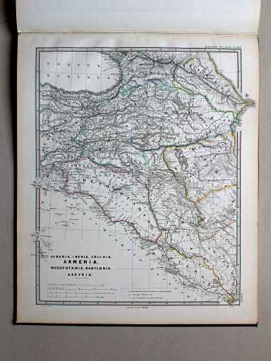 Spruner-Menke, Atlas antiquus, 1865
27. Albania, Iberia, Colchis, Armenia, Mesopotamia, Babylonia, Assyria
