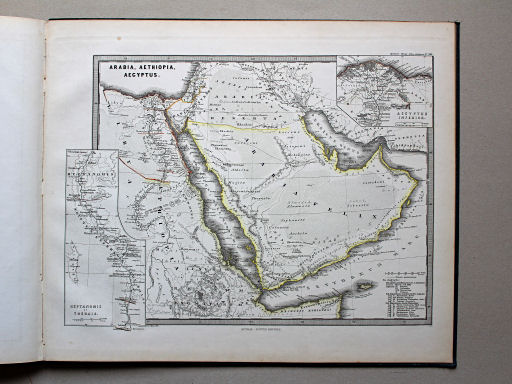 Spruner-Menke, Atlas antiquus, 1865
30. Arabia, Aethiopia, Aegyptus