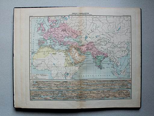 von Spruner-Sieglin, Atlas antiquus, 1893-1909
2. Orbis Terrarum altero p. Chr. saeculo Veteribus notus