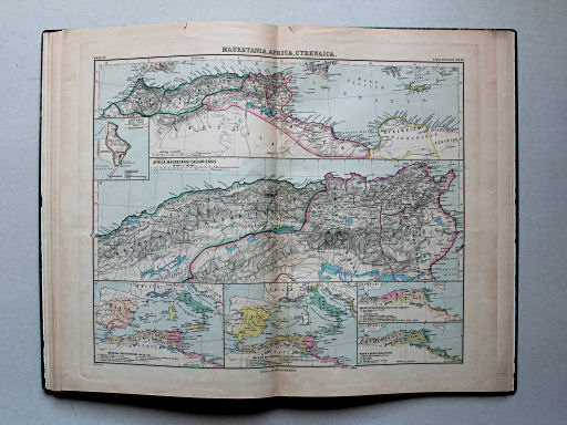 von Spruner-Sieglin, Atlas antiquus, 1893-1909
20. Mauretania, Africa, Cyrenaica