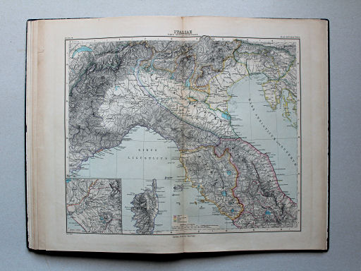 von Spruner-Sieglin, Atlas antiquus, 1893-1909
21. Italiae pars septentrionalis