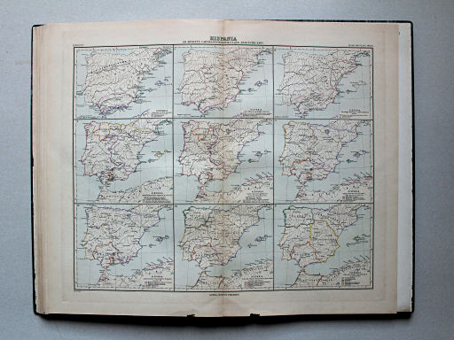 von Spruner-Sieglin, Atlas antiquus, 1893-1909
29. Hispania ab adventu Carthaginiensium usque ad IV. p. Chr. saeculum