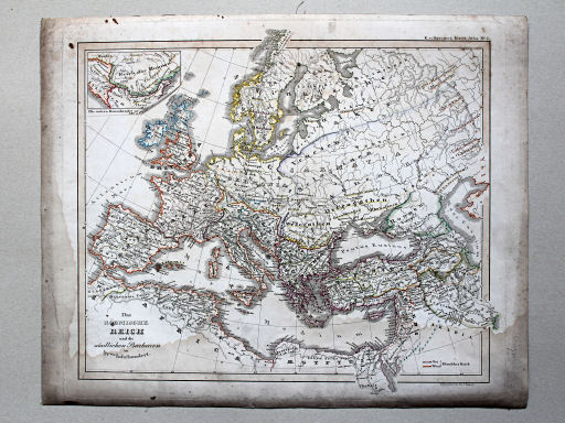 von Spruners Atlas zur Geschichte der Staaten Europas, 1846
2. Das Roemische Reich und die nördlichen Barbaren im IVten Jahrhundert