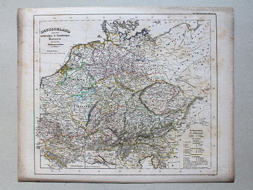 von Spruners Atlas zur Geschichte der Staaten Europas, 1846
13. Deutschland unter den saechsischen und fraenkischen Kaisern bis zu den Hohenstaufen