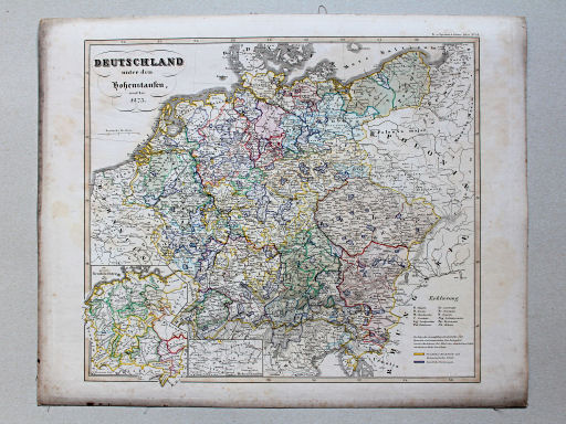 von Spruners Atlas zur Geschichte der Staaten Europas, 1846
14. Deutschland unter den Hohenstaufen u. bis 1273