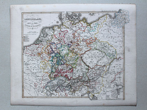 von Spruners Atlas zur Geschichte der Staaten Europas, 1846
18. Deutschland von 1493 bis 1618. Zeitraum der Reformation