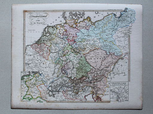 von Spruners Atlas zur Geschichte der Staaten Europas, 1846
21. Deutschland von 1792 bis zur Gegenwart