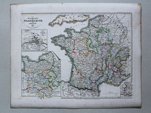 von Spruners Atlas zur Geschichte der Staaten Europas, 1846
24. Die Königreiche Frankreich und Arelat bis 1180