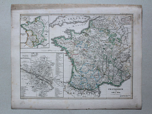 von Spruners Atlas zur Geschichte der Staaten Europas, 1846
26. Frankreich von 1461 bis 1610