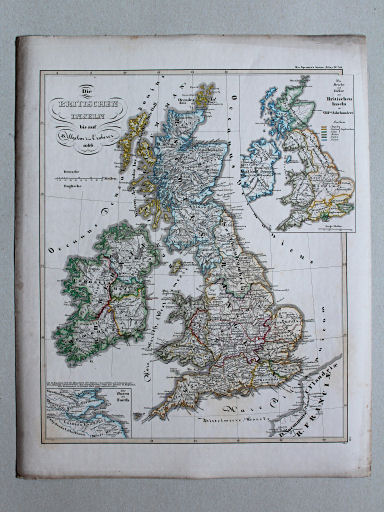 von Spruners Atlas zur Geschichte der Staaten Europas, 1846
30. Die Britischen Inseln bis auf Wilhelm den Eroberer 1066