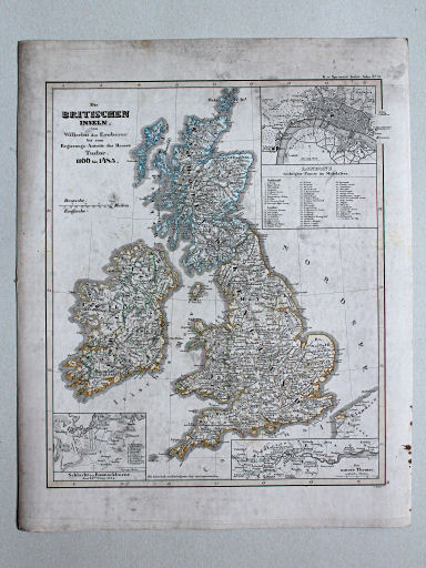 von Spruners Atlas zur Geschichte der Staaten Europas, 1846
31. Die Britischen Inseln von Wilhelm d. Erob. bis zum Hause Tudor