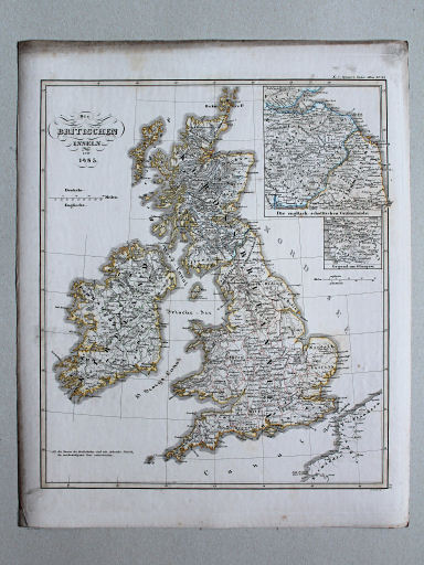 von Spruners Atlas zur Geschichte der Staaten Europas, 1846
32. Die Britischen Inseln seit 1485