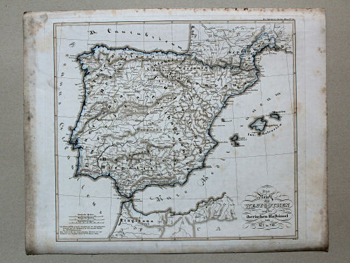von Spruners Atlas zur Geschichte der Staaten Europas, 1846
35. Das Reich der Westgothen auf der Iberischen Halbinsel von 477 bis 711