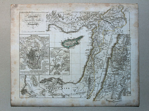 von Spruners Atlas zur Geschichte der Staaten Europas, 1846
45. Syrien und die angraenzenden Laender zur Zeit der Kreuzzüge