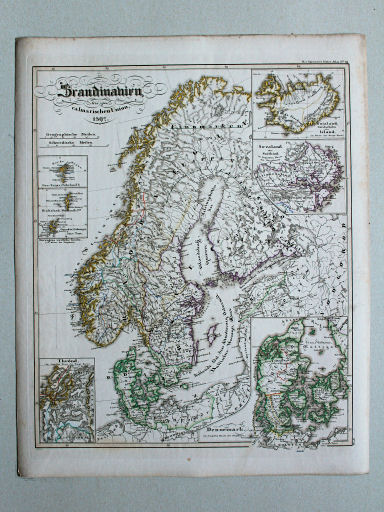 von Spruners Atlas zur Geschichte der Staaten Europas, 1846
49. Scandinavien bis zur calmarischen Union, 1397