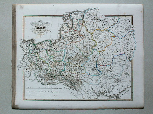 von Spruners Atlas zur Geschichte der Staaten Europas, 1846
52. Die Völker und Reiche der Slaven zwischen Elbe und Don bis 1125