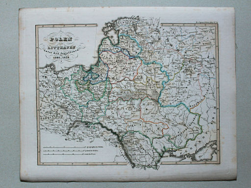 von Spruners Atlas zur Geschichte der Staaten Europas, 1846
54. Polen und Litthauen unter den Jagjellonen. 1386-1572