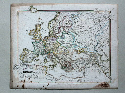 von Spruners Atlas zur Geschichte der Staaten Europas, 1846
56. Europa während des XXX jaehrigen Krieges und bis zur Zersplitterung der grossen spanischen Monarchie, 1700