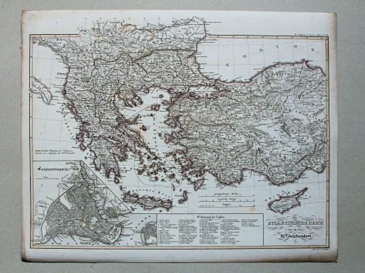von Spruners Atlas zur Geschichte der Staaten Europas, 1846
59. Das Byzantinische Reich bis in das XIte Jahrhundert, westliches Blatt